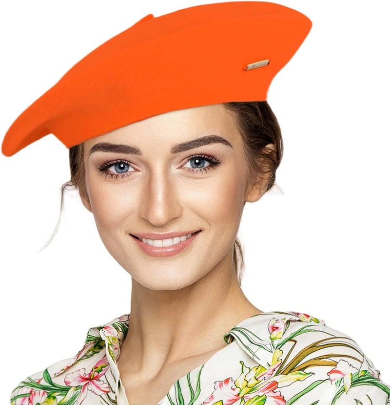 recapitula Satin Lining Classic Wool Beret Hats for Women Man Painter hat French Beret for Man Woman Warm Winte. - Image 1